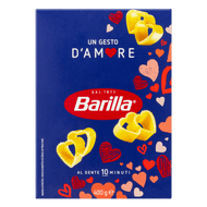 Macarrão de Sêmola de Trigo Duro Coração Barilla Caixa 400g Edição Especial Un Gesto d'Amore