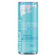 Energético Blueberry & Baunilha Zero Açúcar Red Bull Lata 250ml The Winter Edition