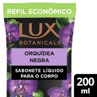 Sabonete Liquido Lux Botanicals Orquídea Negra Refil 200ml