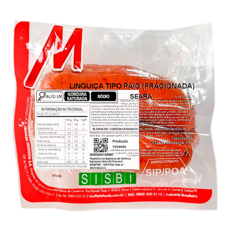 7718 - 269557 - LINGUICA PAIO SEARA