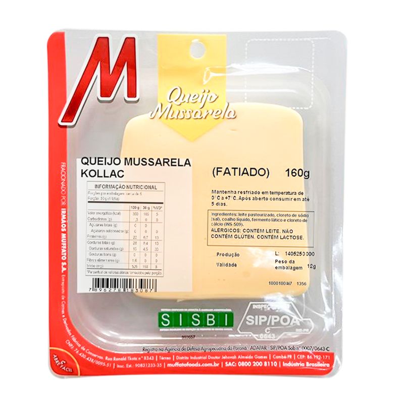 1000100467 - 274350 - QUEIJO KOLLAC 160G