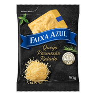 Queijo Parmesão Ralado Faixa Azul Pacote 50g