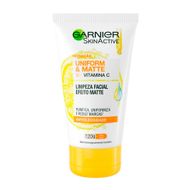 Limpeza Facial Garnier Uniform & Matte Vitamina C Antioleosidade 120g