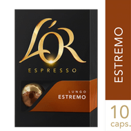 Café em Cápsula Torrado e Moído Lungo Espresso L'or Caixa 52g 10 Unidades