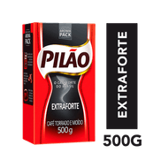Café Pilão Torrado E Moído Extra Forte Vácuo 500g