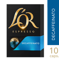Café em Cápsula Ristretto Espresso Descafeinado L'or Caixa 52g 10 Unidades