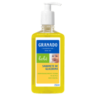 Sabonete Líquido Suave de Glicerina Granado Bebê Frasco 250ml Pump
