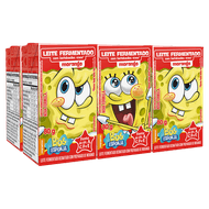 Leite Fermentado Elegê Bob Esponja Morango 480g