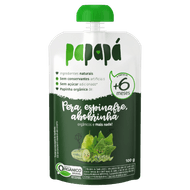 Papinha Orgânica Papapá Pêra, Espinafre e Abobrinha 100g