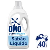 Lava-Roupas Líquido Omo Puro Cuidado Galão 3l