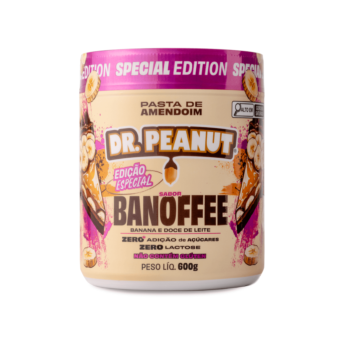 Pasta de Amendoim Dr Peanut Banoffe 600g