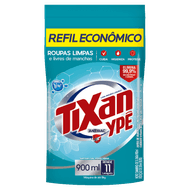 Lava Roupas Líquido Tixan Ypê Antibac Refil 900ml
