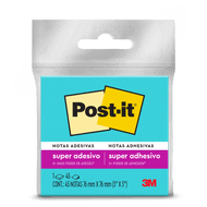 Bloco de Notas Post-it Adesivo Azul 45 Folhas