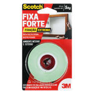 Fita Dupla Face Scotch Fixa Forte 24mm x 2m