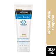 Protetor Solar Corporal Neutrogena Sun Fresh FPS 30, 200ml