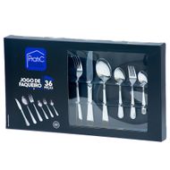Faqueiro Pratic Casa Aço Inox 36 peças