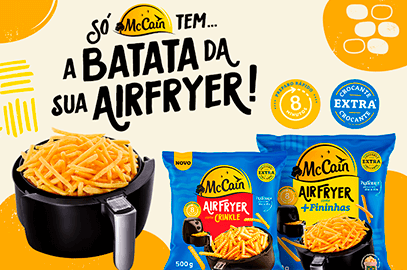 Batata para a airfryer tem que ser McCain! Compre já a sua!